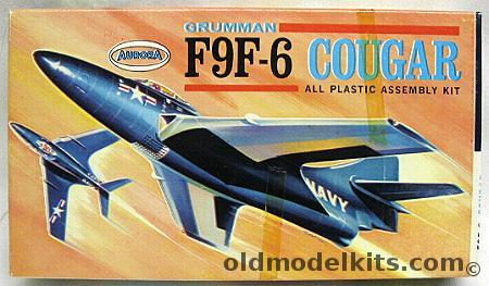 Aurora 1/82 Grumman F9F-6 Cougar - (F9F6), 293-50 plastic model kit